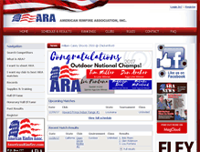 Tablet Screenshot of americanrimfire.com